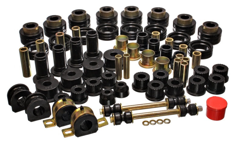 Energy Suspension 94-01 Dodge Ram 1500 2WD / 94-02 Ram 2500/3500 2WD Black Hyper-flex Master Bushing - eliteracefab.com