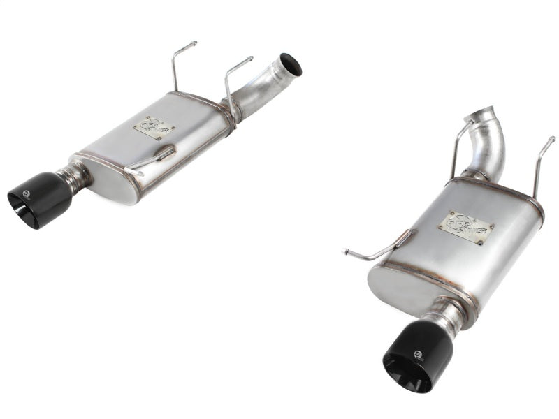 aFe MACHForce XP Exhaust 11-14 Ford Mustang GT V8-5.0L 3in. Stainless Steel Axle-Back w/Black Tips aFe