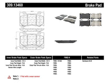 Load image into Gallery viewer, STOPTECH PERFORMANCE 09-13 INFINITI FX35/FX37/FX45/FX50/08-13 G37 / 09-12 370Z FRONT BRAKE PADS, 309.13460 - eliteracefab.com