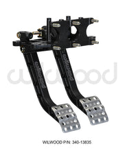 Load image into Gallery viewer, Wilwood Adjustable Dual Pedal - Brake / Clutch - Rev. Swing Mount - 5.1:1 - eliteracefab.com