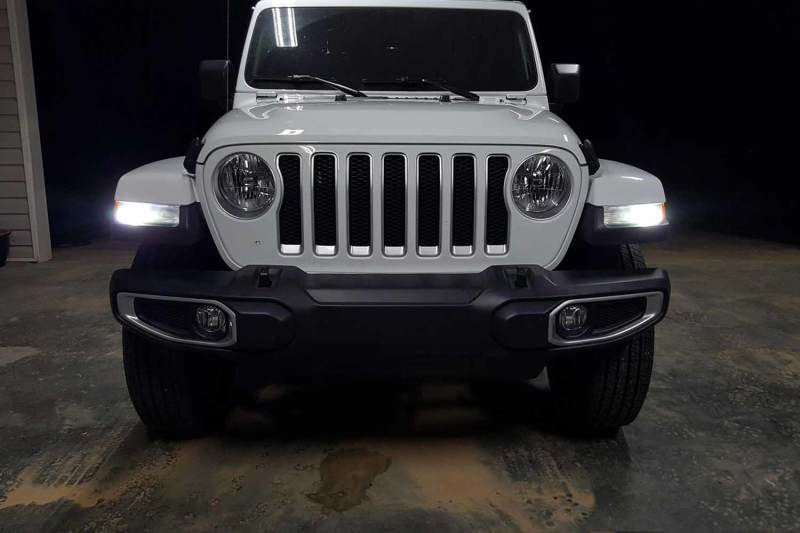Diode Dynamics JL Wrangler Front Turn Stage 1 (7443 LED Bulb HP48 - White and - Amber) Diode Dynamics