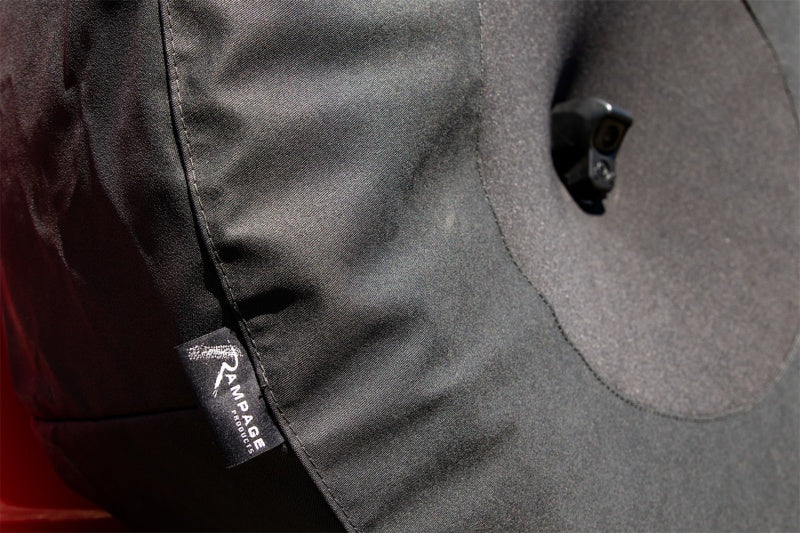 Rampage 2018-2019 Jeep Wrangler(JL) Sport 2-Door Tire Cover w/Camera Slot 37in - Black - eliteracefab.com