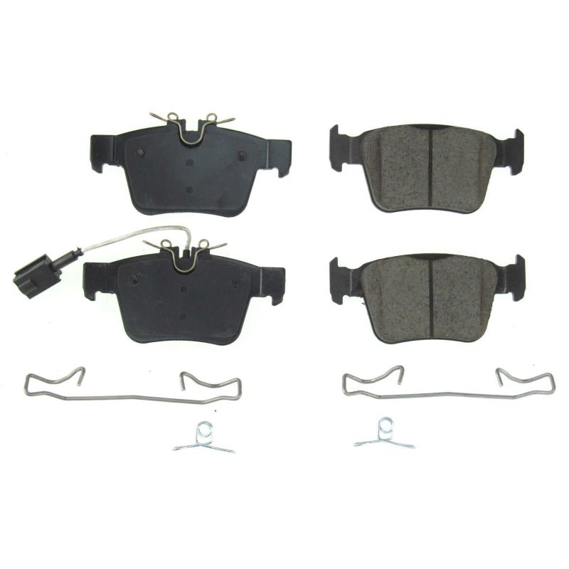 Power Stop 17-18 Alfa Romeo Giulia Rear Z17 Evolution Ceramic Brake Pads w/Hardware - eliteracefab.com