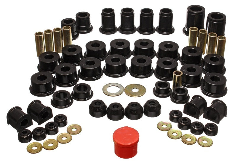 Energy Suspension 90-95 Toyota 4 Runner 2WD/4WD Black Hyper-Flex Master Bushing Set - eliteracefab.com