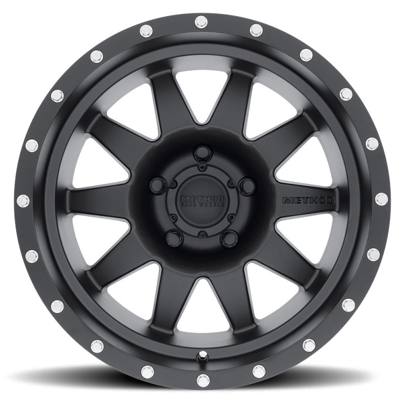 Method MR301 The Standard 16x8 0mm Offset 5x4.5 83mm CB Matte Black Wheel - eliteracefab.com