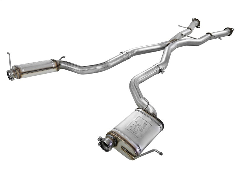 aFe MACHForce XP Cat-Back Exhaust Stainless No Tips 12-15 Jeep Grand Cherokee SRT/SRT-8 V8 Hemi 6.4L - eliteracefab.com