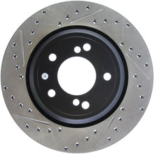 Load image into Gallery viewer, STOPTECH 00-03 BMW M5 (E39) SLOTTED &amp; DRILLED RIGHT REAR ROTOR, 127.34054R - eliteracefab.com