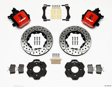 Load image into Gallery viewer, Wilwood Combination Parking Brake Rear Kit 11.00in Drilled Red Civic / Integra Disc 2.39 Hub Offset - eliteracefab.com