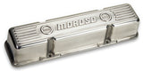 Moroso Chevrolet Small Block Valve Cover - 3.5in - Polished Aluminum - Pair