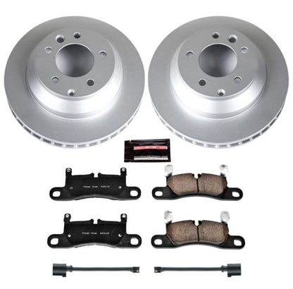 Power Stop 11-18 Porsche Cayenne Rear Z23 Evolution Sport Coated Brake Kit PowerStop