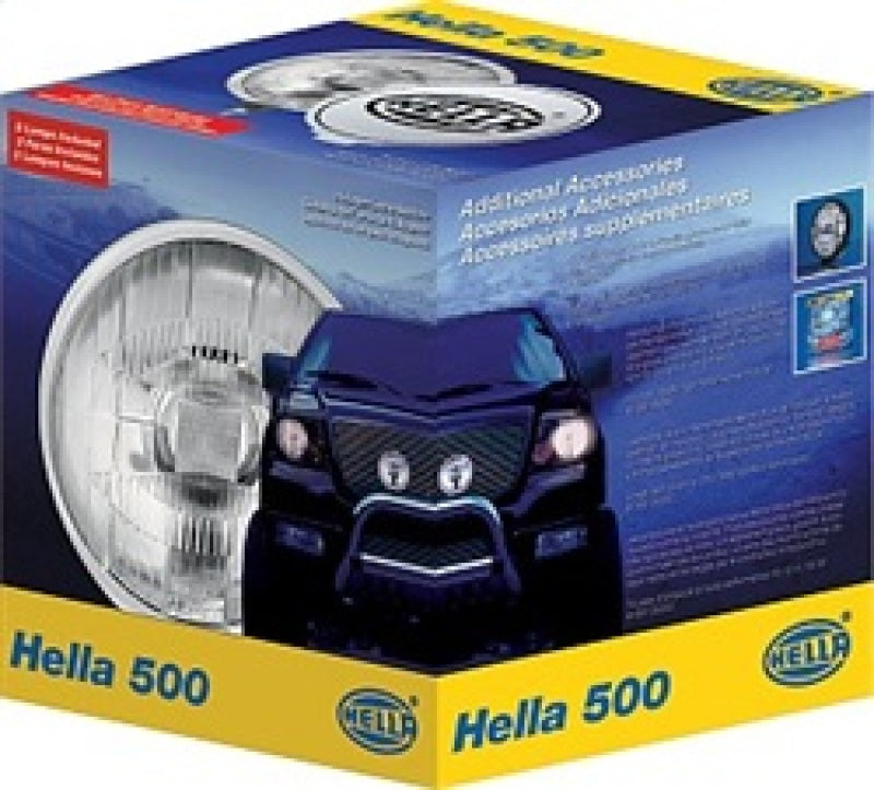 Hella 500 Series 12V/55W Halogen Driving Lamp Kit - eliteracefab.com