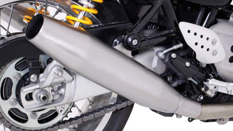 Remus 2016 Triumph Thruxton 1200 (Euro 4) Tapered Stainless Steel Slip On - Left Side - eliteracefab.com