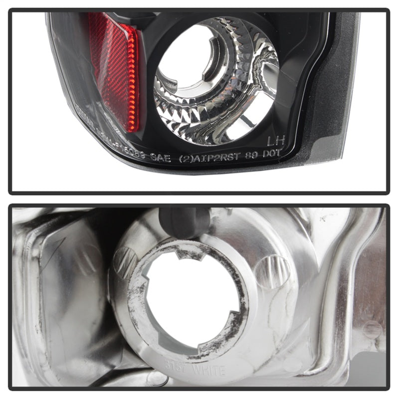 Spyder Ford F150 87-96/Ford Bronco 88-96 Euro Style Tail Lights Black ALT-YD-FF15089-BK - eliteracefab.com