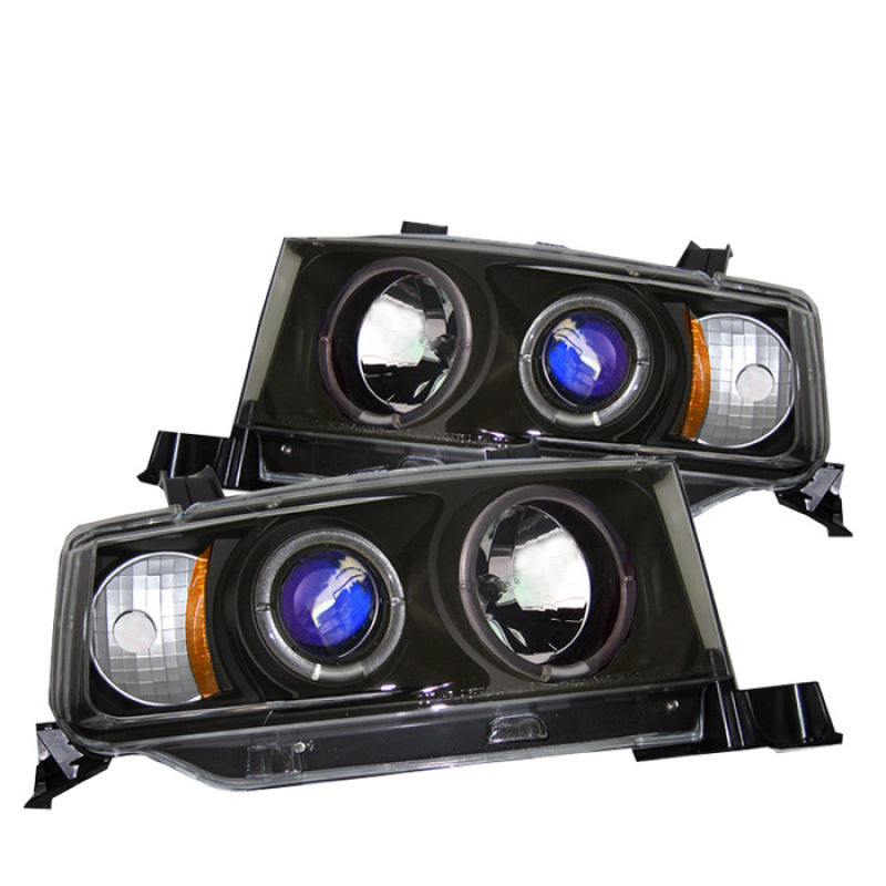 Spyder Scion XB 03-07 Projector Headlights LED Halo Black High H1 Low 9006 PRO-YD-TSXB03-HL-BK - eliteracefab.com