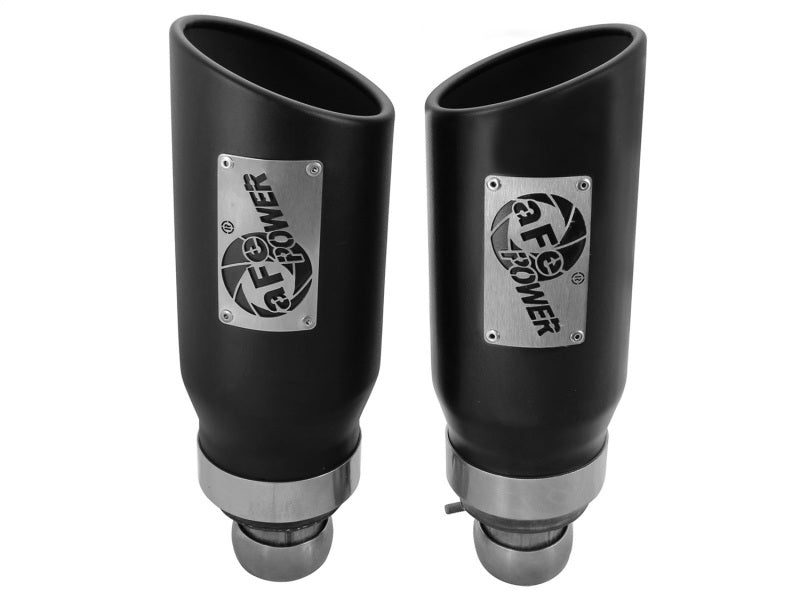 aFe Power 09-15 Dodge Ram 3.0L/5.7L Black Exhaust Tip Upgrade aFe