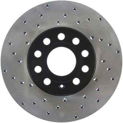 StopTech 05-10 VW Jetta (Exc Wagon) / 09-10 Jetta Wagon / 07-10 Rabbit Drilled Right Front Rotor Stoptech