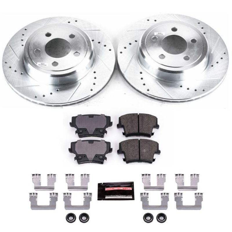 Power Stop 05-19 Chrysler 300 Rear Z23 Evolution Sport Brake Kit - eliteracefab.com