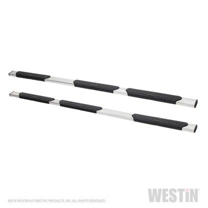 Westin 07-19 Chevy Silverado 2500/3500 Crew Cab w/ 8ft Bed R5 M-Series Nerf Step Bars (Excl. Dually)