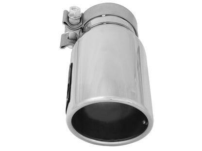 aFe MACH Force-Xp 3in Inlet x 4in Outlet x 9in Length 304 Stainless Steel Exhaust Tip Polished aFe