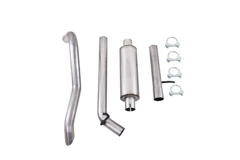 MBRP 12 Jeep Wrangler/Rubicon 3.6L V6 Cat Back Single Rear Exit Off-Road Alum Exhaust - eliteracefab.com