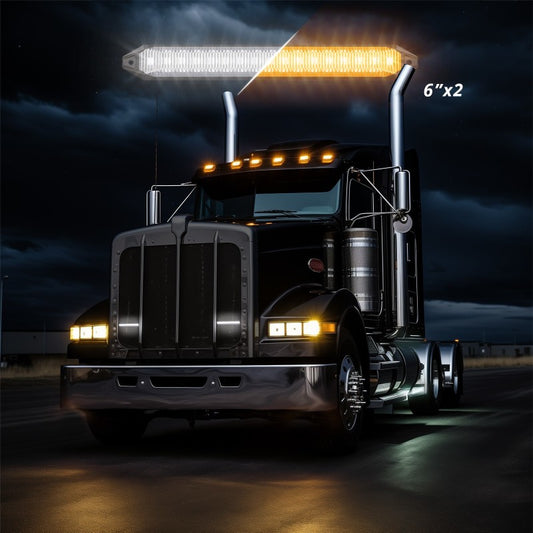 XKGlow 6" Switchback Grill Lights with Start-up Animation & Sequential Turn Signals - Part XK041029-6