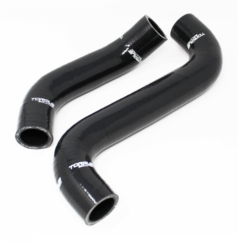 Torque Solution 02-07 Subaru WRX / 04-07 STI Silicone Radiator Hose Kit - Black - eliteracefab.com