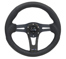 Load image into Gallery viewer, NRG Sport Reinforced Steering Wheel 320mm Carbon Center Spoke - eliteracefab.com