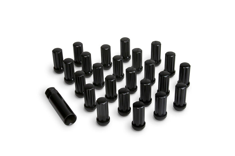ICON Alloys Lug Nut Kit Black - 14x1.5 - 24 Lug Nuts w/ Key ICON