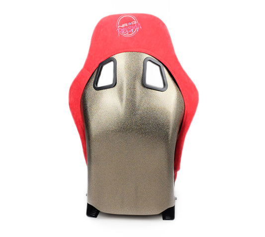 NRG Innovations PRISMA ULTRA Fiberglass Bucket Seat - Medium - Red – FRP-303RD-ULTRA