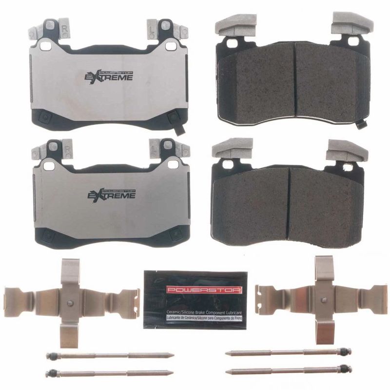 Power Stop 18-19 Kia Stinger Front Z26 Extreme Street Brake Pads w/Hardware - eliteracefab.com