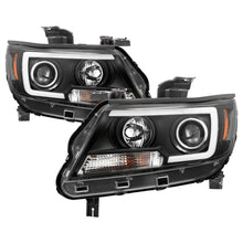 Load image into Gallery viewer, Spyder 15-17 Chevy Colorado Projector Headlights - Light Bar LED - Black (PRO-YD-CCO15-LBDRL-BK) - eliteracefab.com