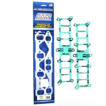 BBK 86-95 Mustang 5.0 Upper To Lower EFI Intake EFI Manifold Gasket Set Edlebrock Performer BBK