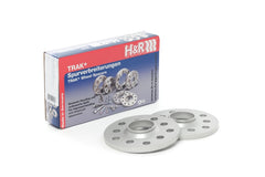 H&R Trak+ 15mm DR Wheel Adaptor - 4/100 Bolt 56.2 CB 14x1.25 Thread - Black - eliteracefab.com
