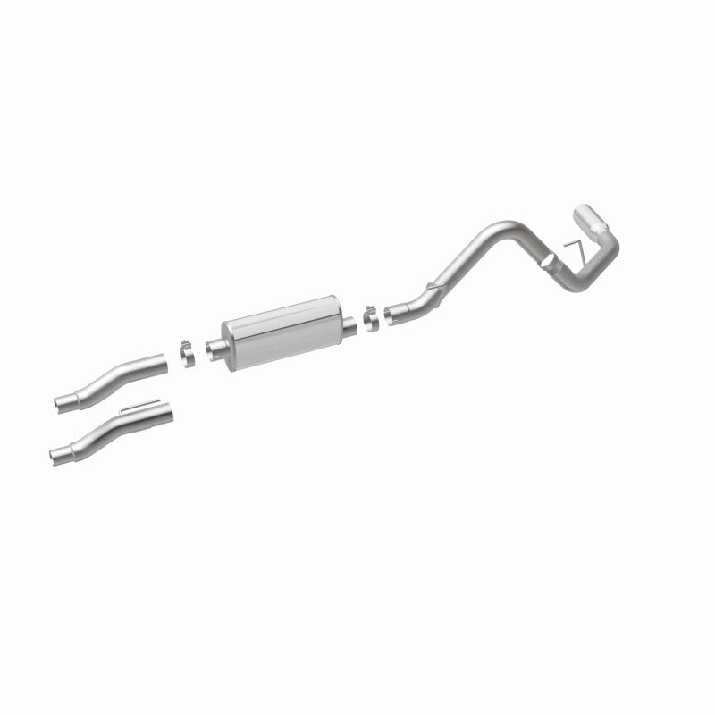 MagnaFlow 11 Ford F-150 3.7L/5.0L/6.2L SS Catback Exhaust Single Rear Side Exit w/ 4in SS Tips Magnaflow