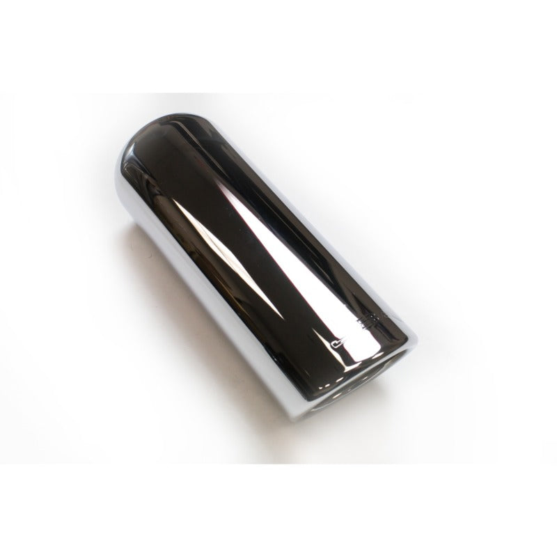 JBA 3in x 3.5in x 9in Rolled Stainless Steel Chrome Plated Exhaust Tip JBA
