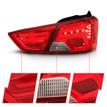 Load image into Gallery viewer, ANZO 14-18 Chevrolet Impala LED Taillights Red/Clear - eliteracefab.com