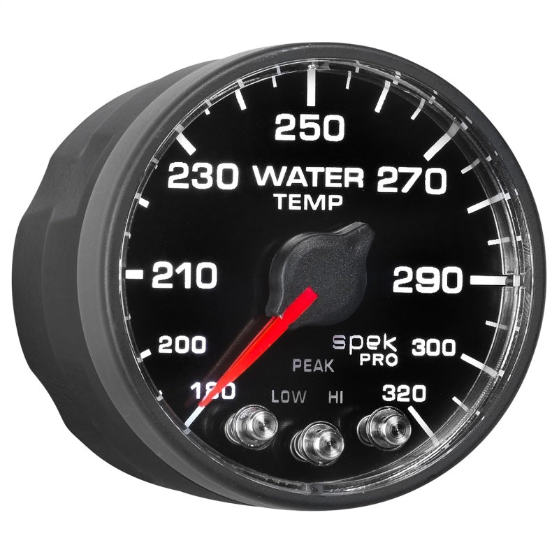 Autometer Spek-Pro - Nascar 2-1/16in Water Temp 180- 320F Bfb Ecu P552328-N1