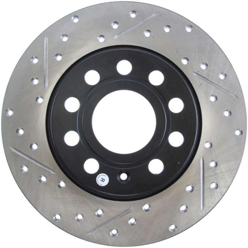 StopTech Slotted & Drilled Sport Brake Rotor - eliteracefab.com