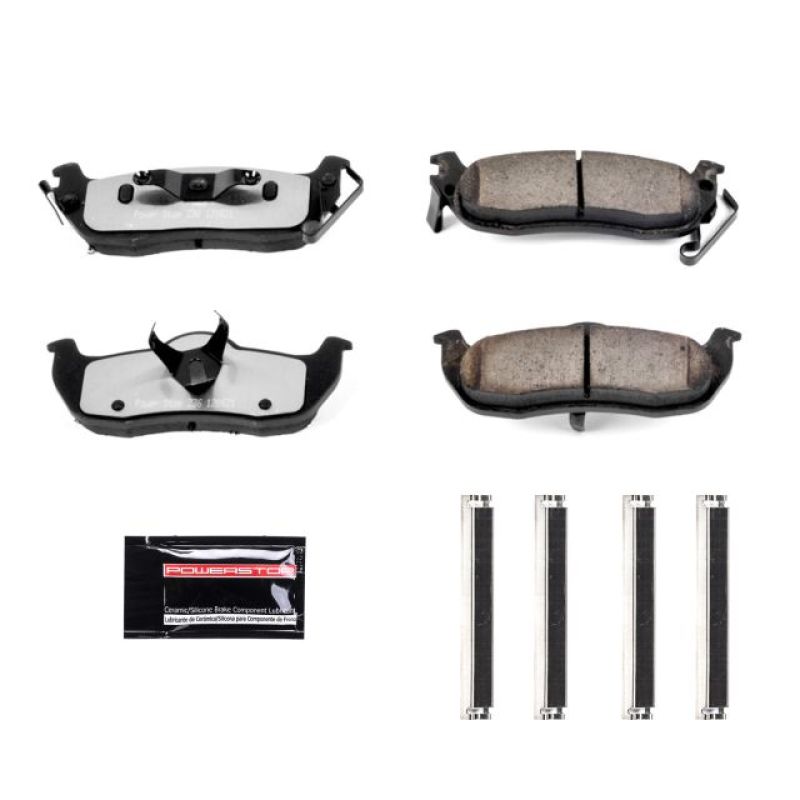 Power Stop 04-10 Infiniti QX56 Rear Z36 Truck & Tow Brake Pads w/Hardware - eliteracefab.com