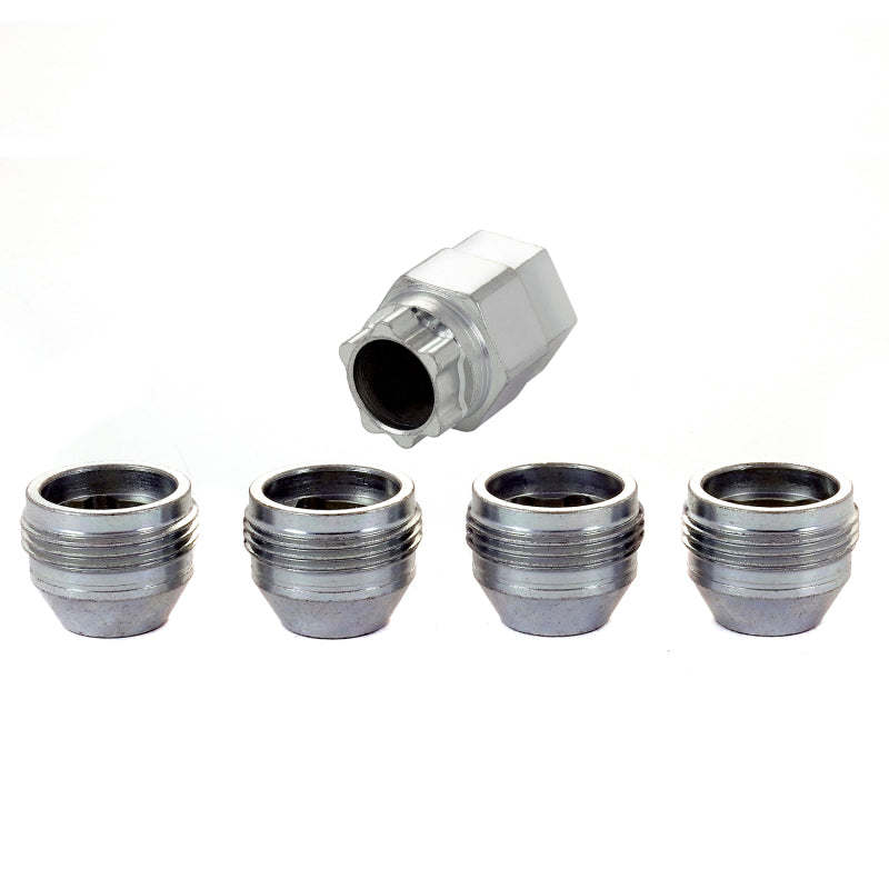 McGard Wheel Lock Nut Set - 4pk. (Under Hub Cap / Cone Seat) M12X1.5 / 19mm & 21mm Hex / .775in. L - eliteracefab.com