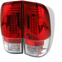 Load image into Gallery viewer, Spyder Ford F150 side 97-03/F250/350 Duty 99-07 LED Tail Lights Red Clear ALT-YD-FF15097-LED-RC - eliteracefab.com