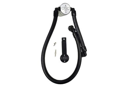 J&L Oil Separator 3.0 Passenger Side 2011-14 Mustang GT/12-13 Boss 302 Remote Mount - Clear Anodized J&L