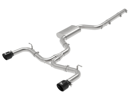 aFe MACHForce XP 3in-2.5in SS Exhaust Cat-Back 15-17 Volkswagen GTI (MKVII) L4-2.0L (t) - Black aFe