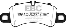 Load image into Gallery viewer, EBC 17-18 Porsche 718 Boxster 2.5L Redstuff Front Brake Pads - eliteracefab.com