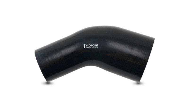 Vibrant Performance 45 Degree Transition Elbow, Hose ID - 3.50in x 2.50in, Silicone Intake/Boost/Cooling Plumbing - Part 19764