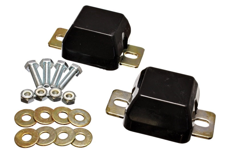 Energy Suspension 00-04 Ford Excursion / 99-04 F-250 Super Duty 4WD Black Front Axle Bump Stop Set - eliteracefab.com