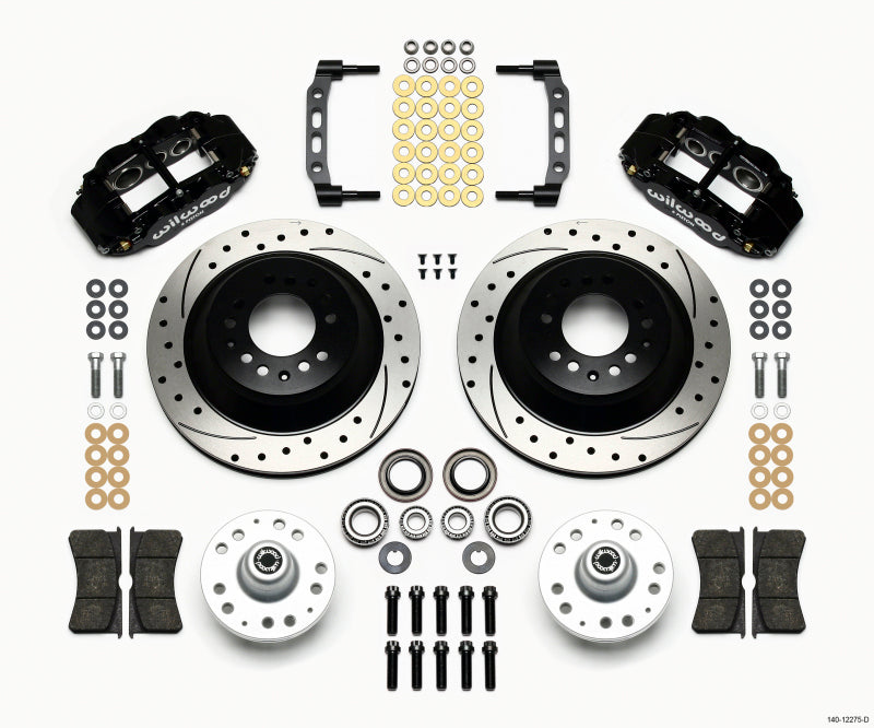 Wilwood Narrow Superlite 6R Front Hub & 1PC Rtr Kit 12.88in Dril 74-80 Pinto Disc Spindle only Wilwood