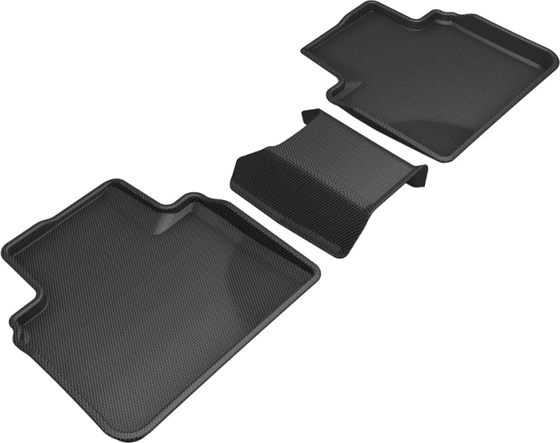 3D MAXpider 2018-2020 Honda Accord Kagu 2nd Row Floormats - Black - eliteracefab.com