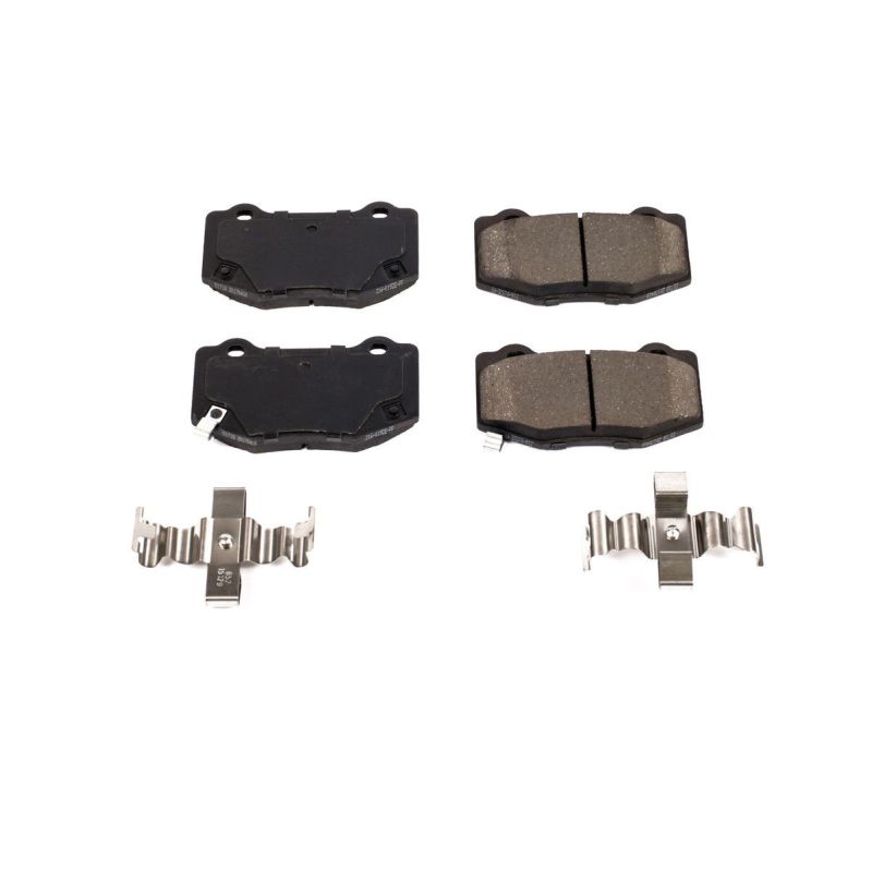 Power Stop 16-19 Cadillac ATS Rear Z17 Evolution Ceramic Brake Pads w/Hardware PowerStop