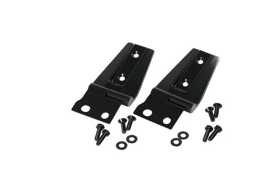 Kentrol 07-18 Jeep Wrangler JK Hood Hinge Pair - Powdercoat Black Kentrol